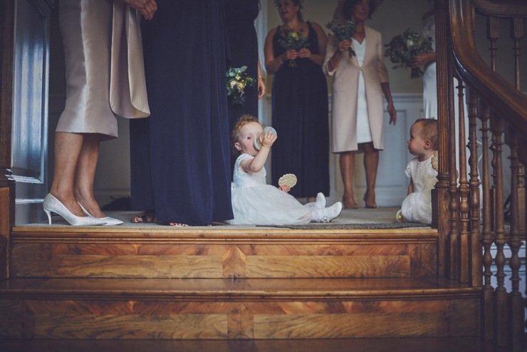 candid photography of brides preps at a Kingston Estate wedding in Devon