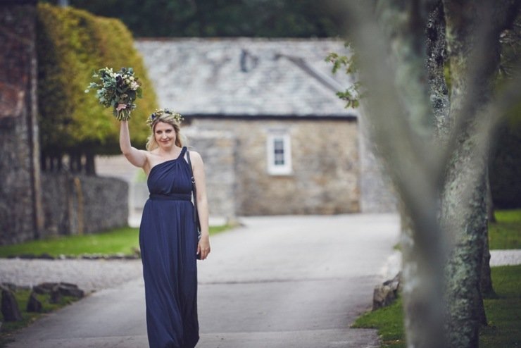 candid relaxed wedding photography at Kingston Estate Devon