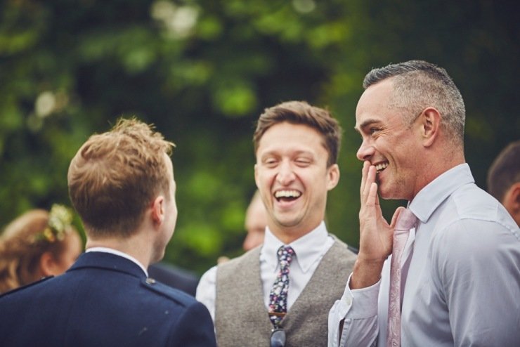 candid wedding photography Kingston Estate Devon