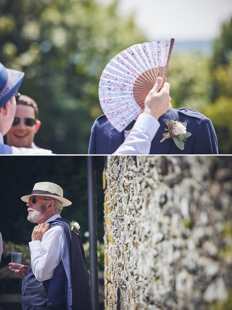 candid photos from wedding reception in Dorset