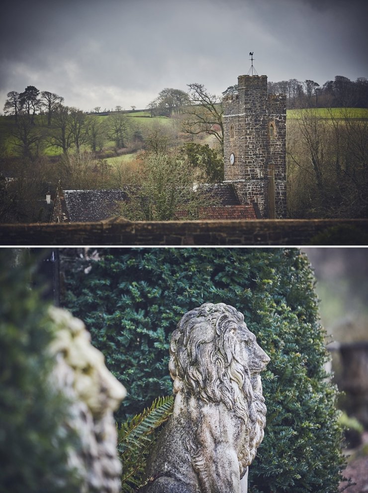 Huntsham Court Devon Wedding photography of venue details