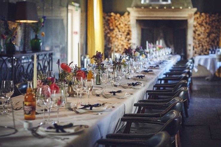 relaxed wedding photography Babington House Somerset