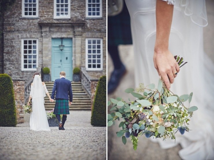 candid wedding photography Kingston Estate Devon