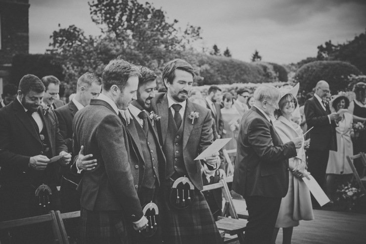 candid photography of wedding ceremony at Kingston Estate wedding in Devon