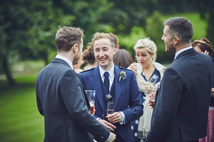 candid wedding photography Kingston Estate Devon