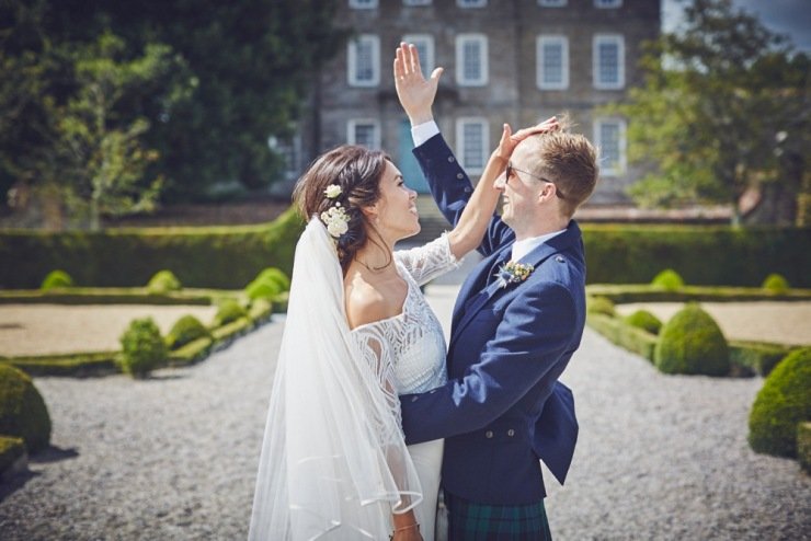 candid wedding photography Kingston Estate Devon